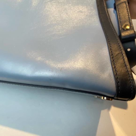 Michael Kors Whitney Blue Leather Handbag - Picture 5 of 16